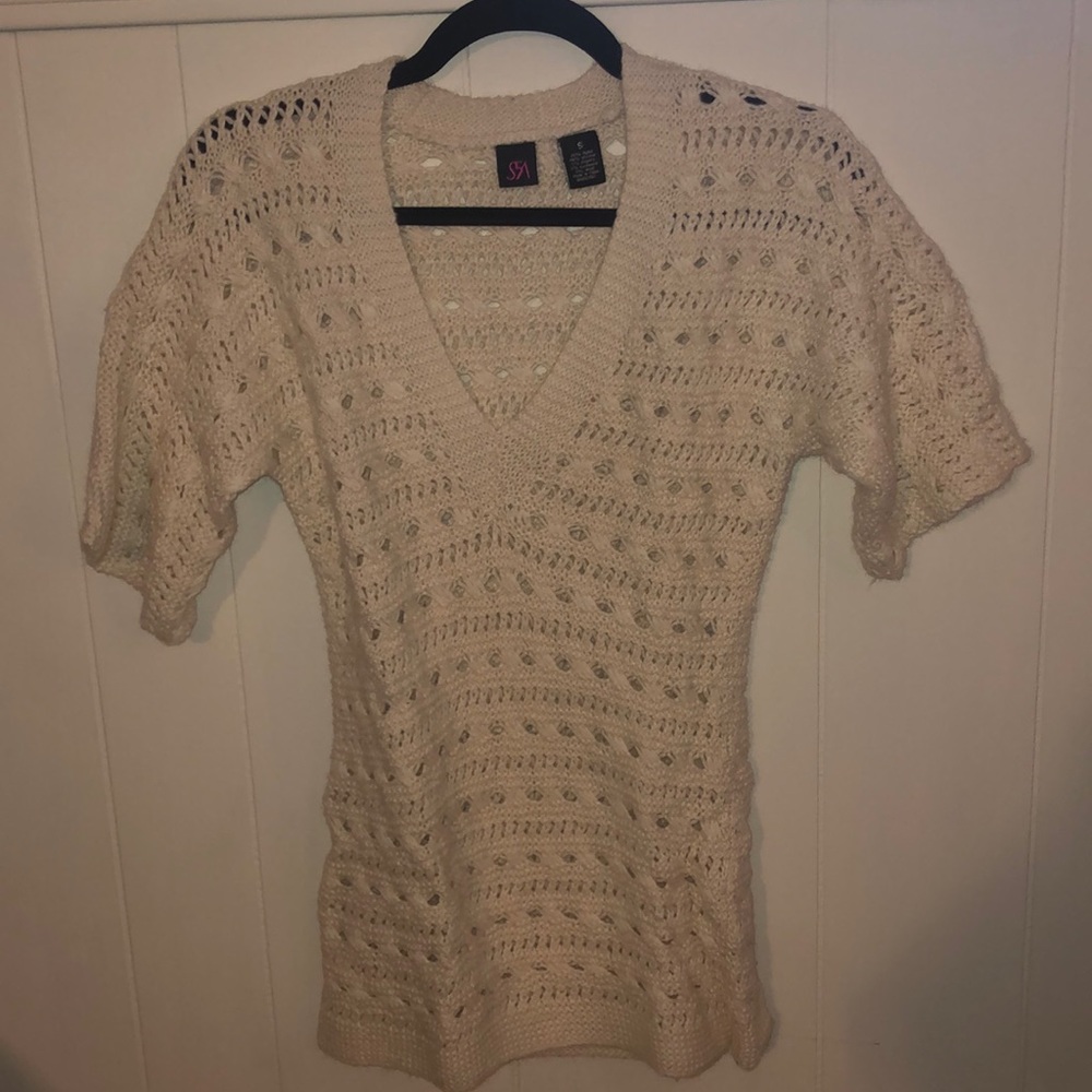 Cream sweater